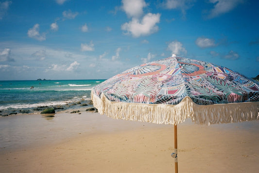 1/ 25 Limited Edition "Boat House" Premium Beach Umbrella